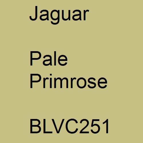 Jaguar, Pale Primrose, BLVC251.